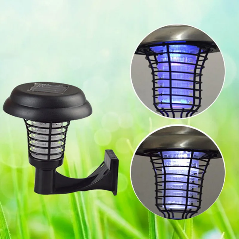 

Solaire Mur Moustique Tuer Lampe Extérieur Suspendu Mur Moustique Leurre Lampe Extérieur Pelouse Jardin Cour Insecte Tuer Lampe
