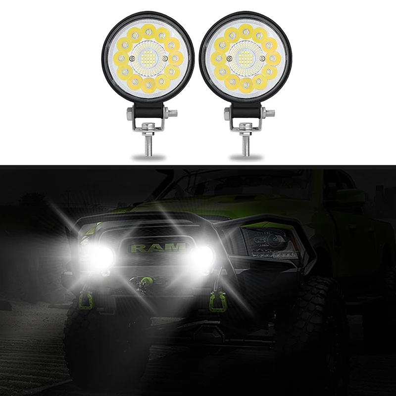

4inch 33 LED 12-24V Work Light Bar Truck Car Tractor SUV ATV LED Headlights