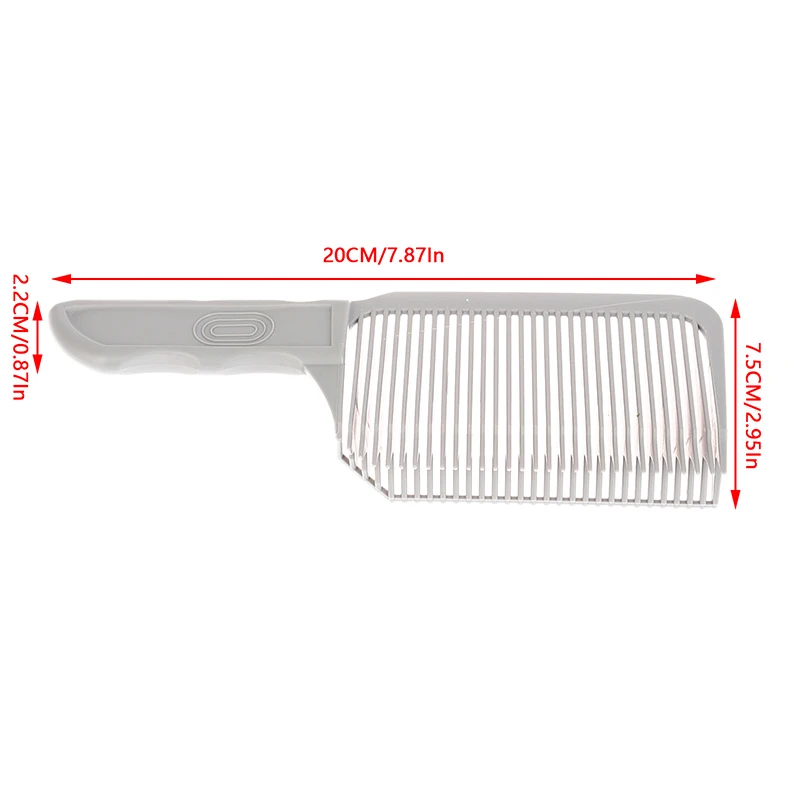 Мужская расческа для укладки волос с плоскими краями парикмахерская изогнутыми