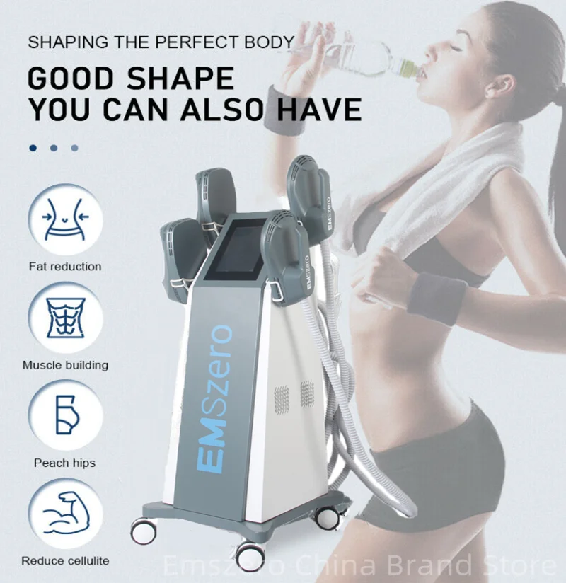 13Tesla Slimming Fat Removal Machine EMSZERO Nova DLS-EMSLIM Neo Tesla Handles Pelvic Stimulation Pad EMS Sculpting Build Muscle