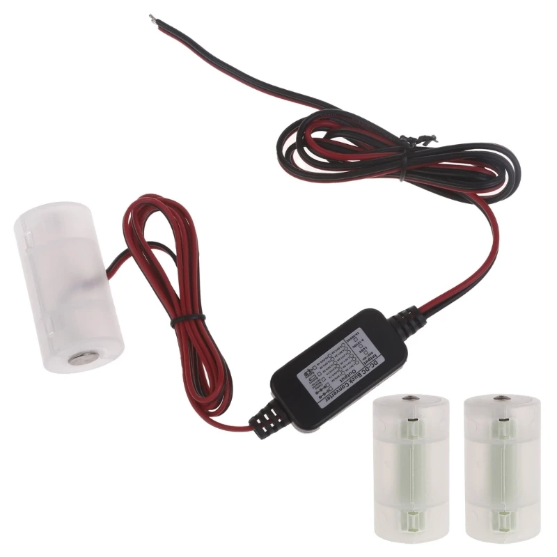 

C Alkaline Battery 2Pin Power Supply Cable Replace 3 1.5V Batteries Battery Eliminate Cable for LED Light