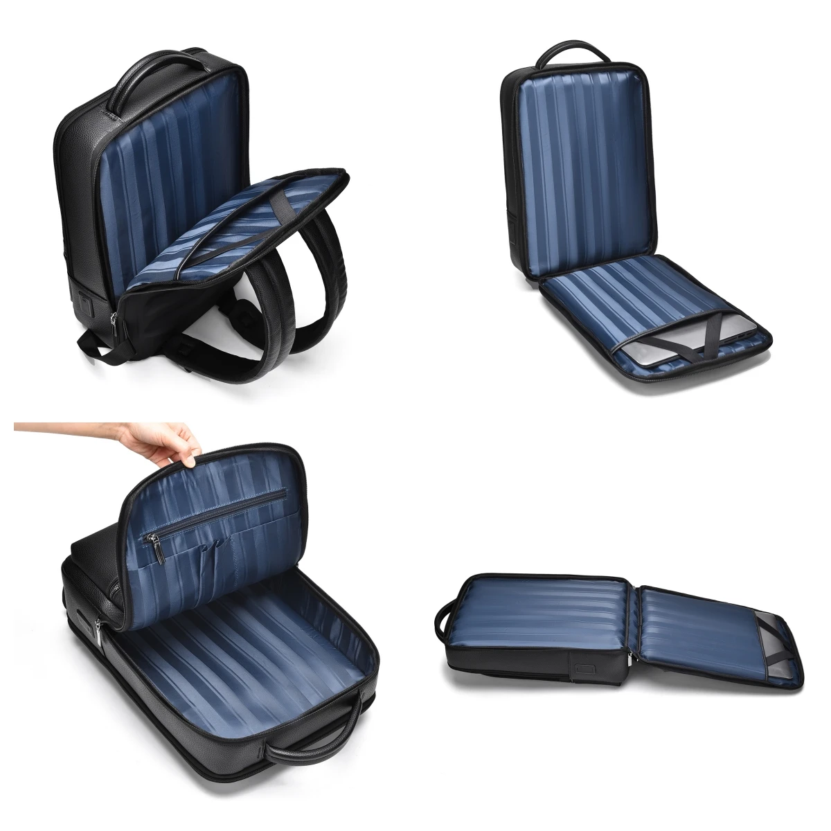 Брендовые мужские деловые рюкзаки JEEP BULUO из натуральной кожи высококачественный