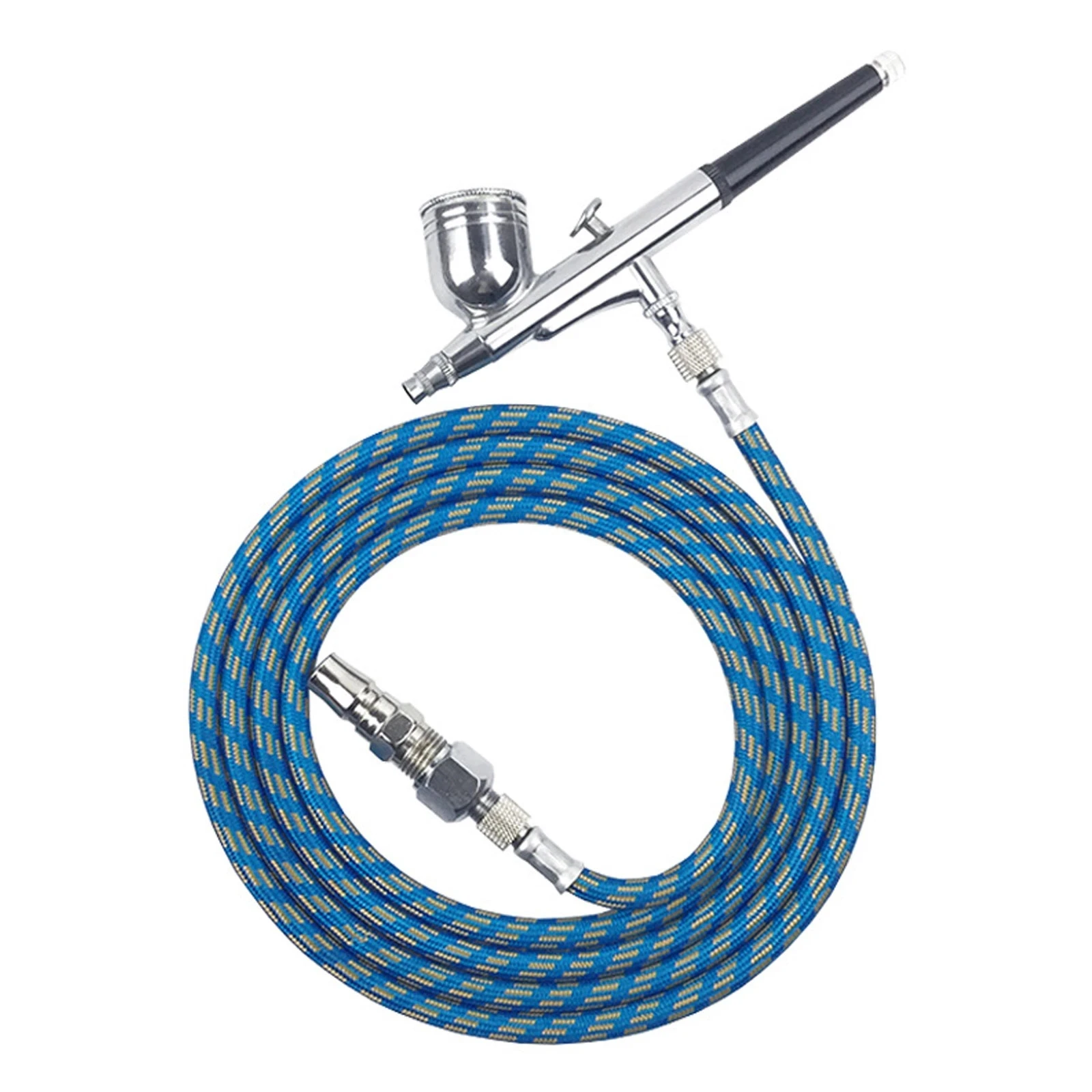 

180cm Nylon Braided Airbrush Air Hose Spray Pen Woven Pipe For Spray Paint Gun Compressor Air Hose 1/8" BSP Adpter
