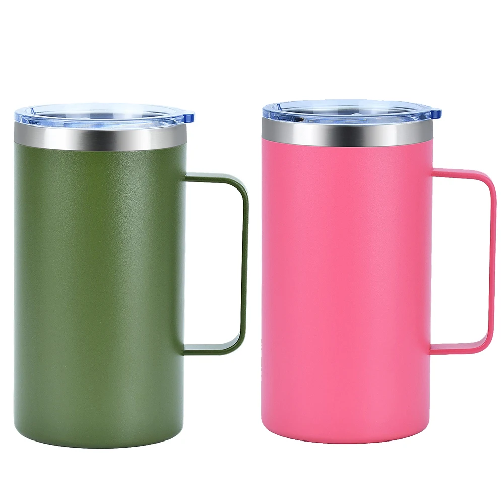 600 мл термос из нержавеющей стали с ручкой крышки термосы двойными стенками