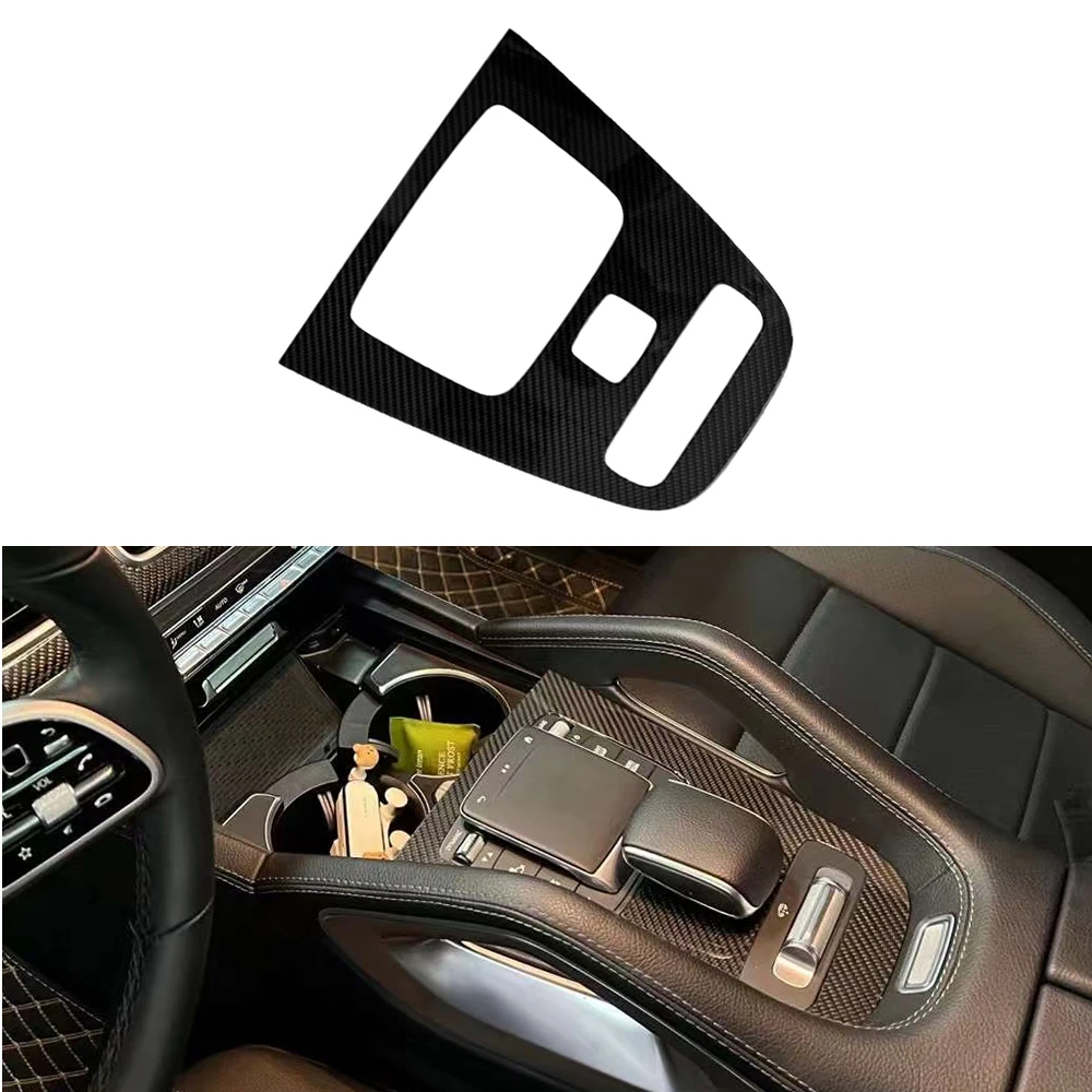 

Цельная Крышка центральной консоли из углеродного волокна LHD для Mercedes GLE 2019 и выше