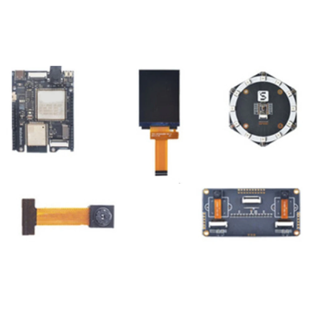 

For Maix Duino K210 RISC-V AI+LOT ESP32 AI Development Board+2.4Inch Screen+G4.4 Camera+Microphone Array+Binocular Camer