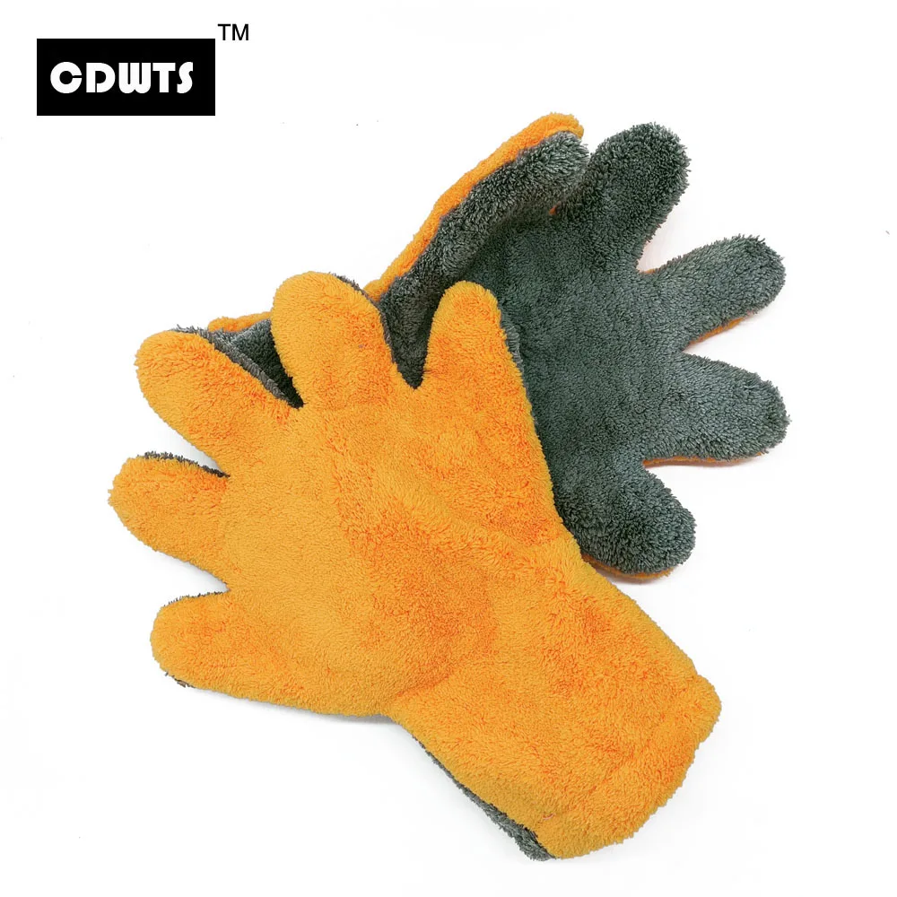

CDWTS Ultra-Luxury Microfiber Car Wash Gloves Car Cleaning Tool Home use Multi-function Cleaning Brush Detailing