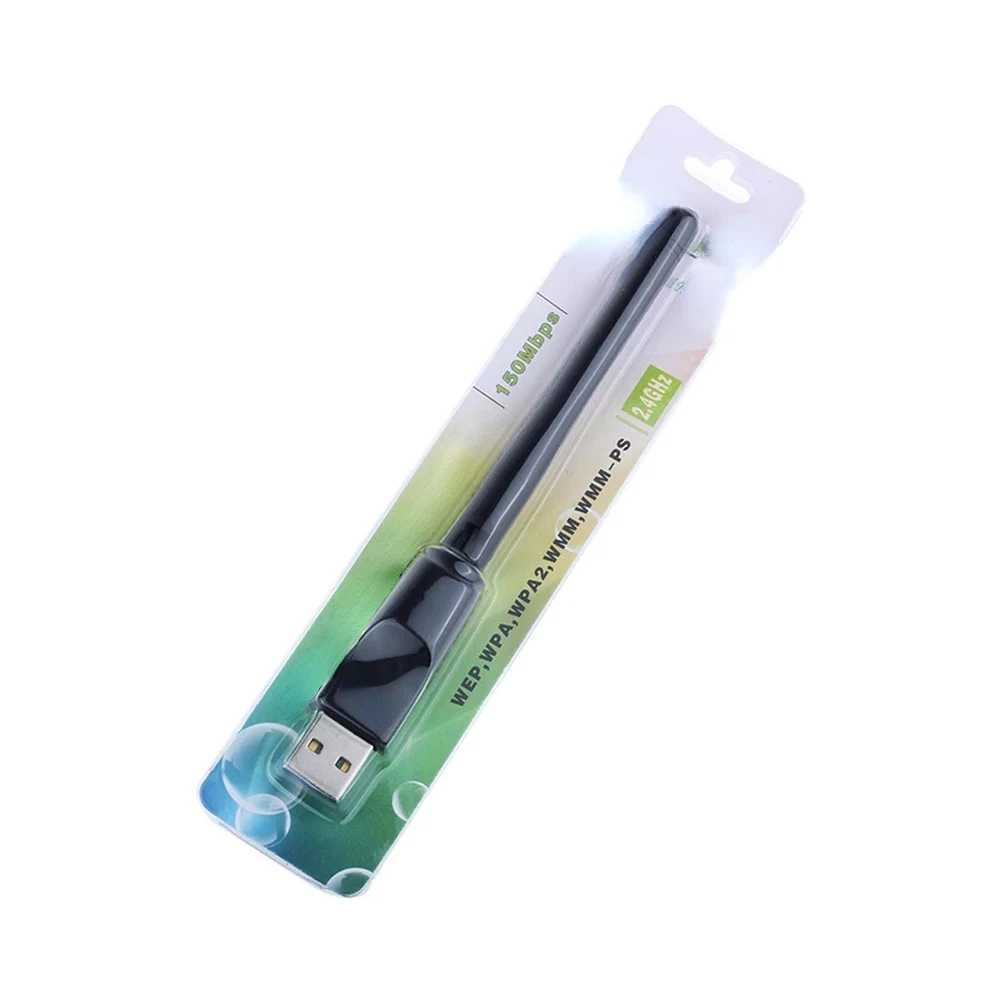 

Wireless Network Card Mini USB WiFi Adapter 150Mbps LAN Wi-Fi Receiver Dongle Antenna 802.11 bgn for PC Windows Mac