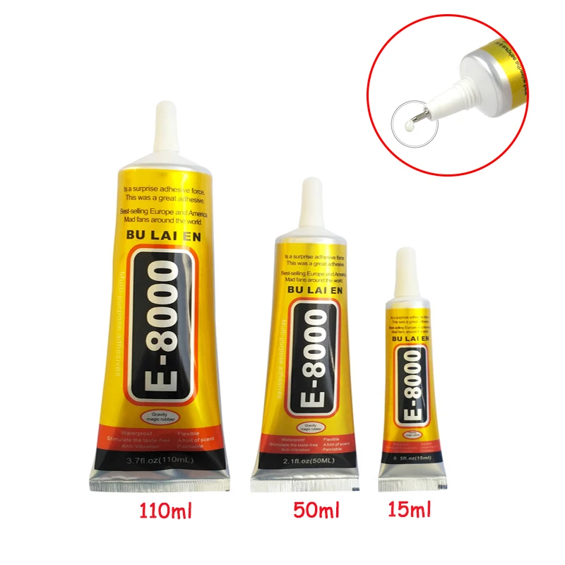 E-8000 Industrial adhesive jewelry graft rhinestone and nail gel multipurpose E8000 DIY phone frame fixing screen glass |