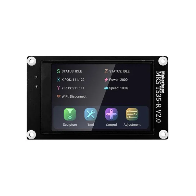 Автономный контроллер Makebase MKS DLC32 V2.1 32 бит ESP32 WIFI GRBL TFT сенсорный экран для