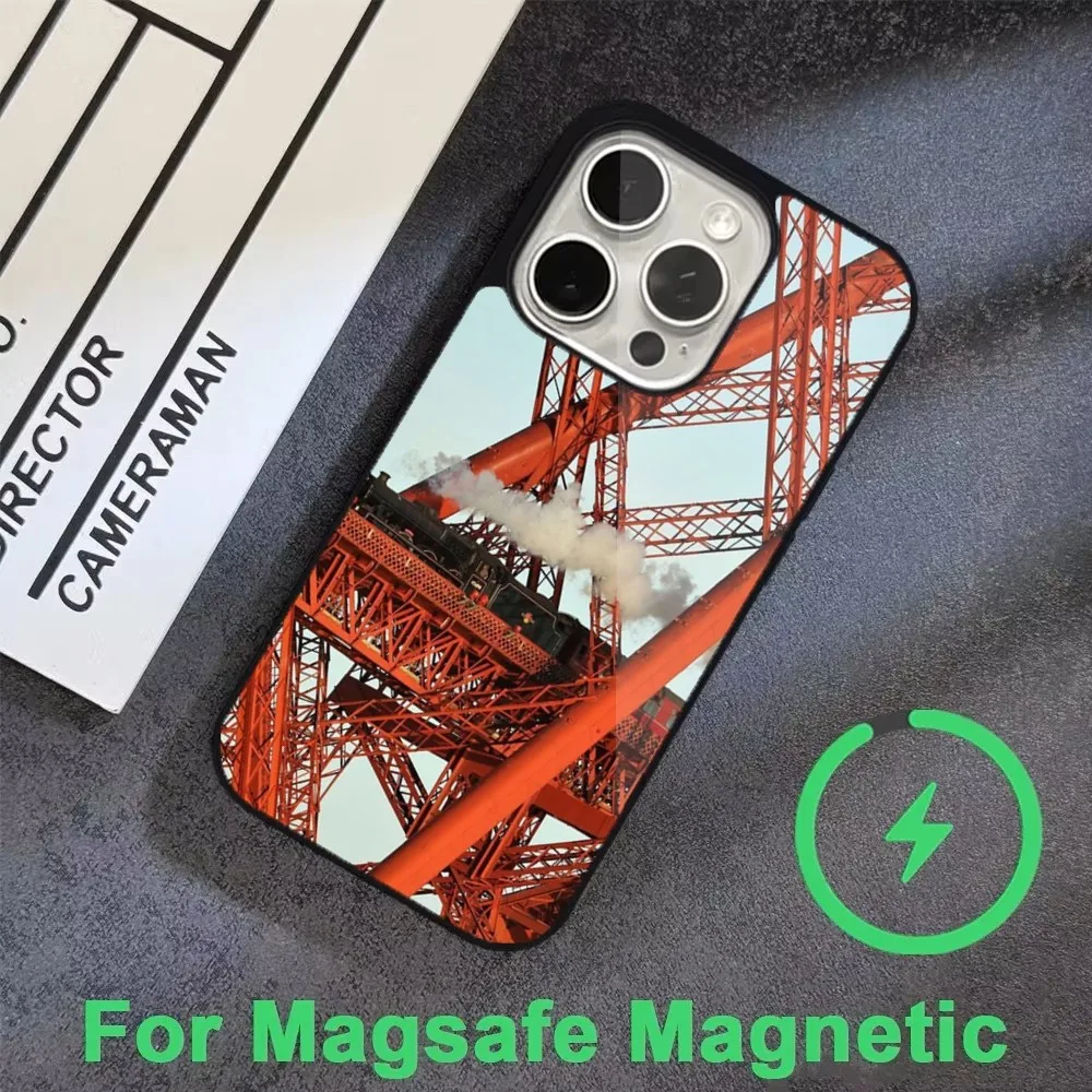 Чехол для телефона D-derrick с подъемным краном iPhone 16 15 14 13 12 11 Pro Max Plus Mini Magsafe Магнитный