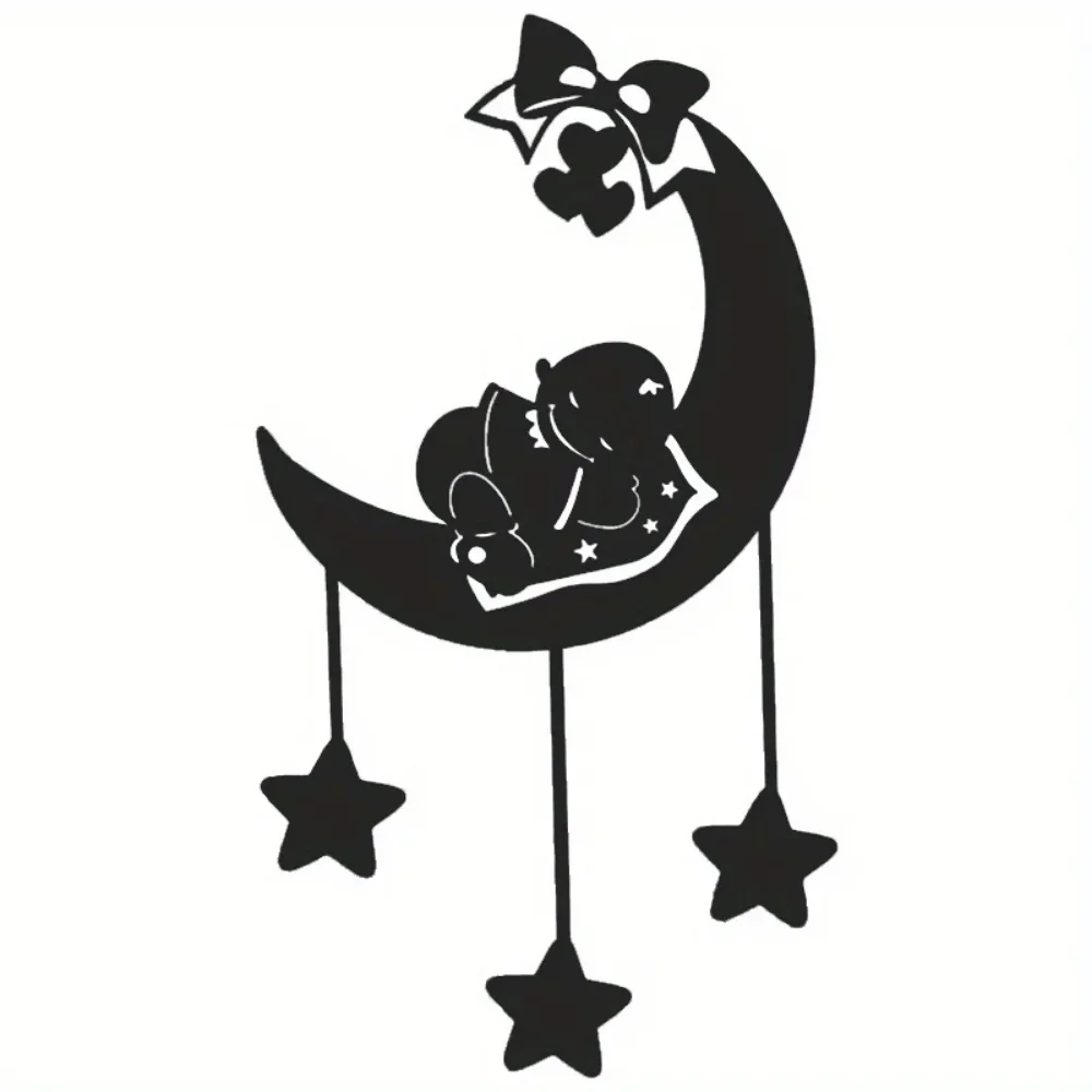 Уникальный Металлический Настенный Художественный Декор С Луной И Милыми