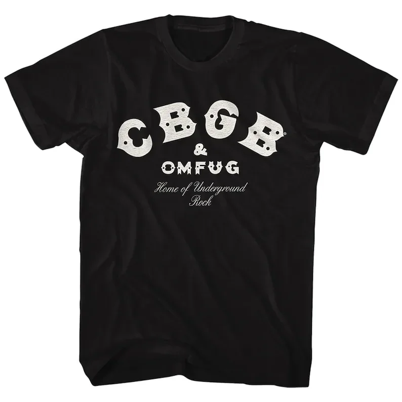 

CBGB & OMFUG Home of the Underground Rock and Roll Music Black Shirt