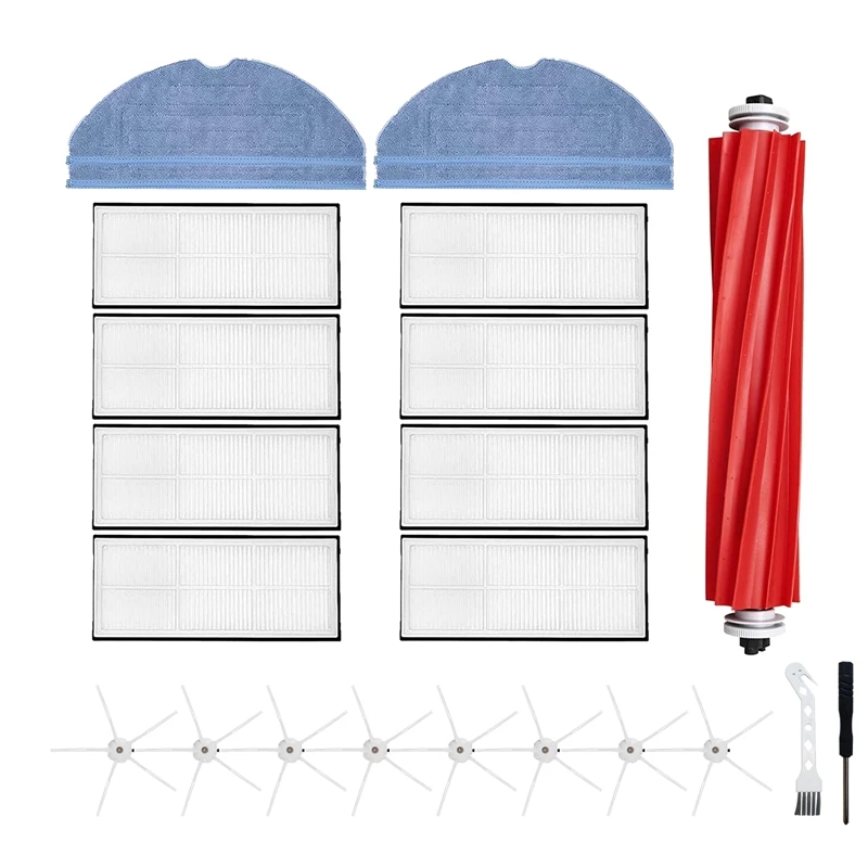 

23Pcs For Xiaomi Roborock S7 T7S T7S Plus Vacuum Cleaner Spare Parts Main Brush Side Brush Hepa Filter Mop Cloth
