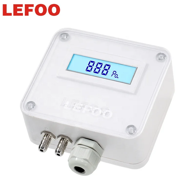 

Датчик Дифференциального Давления LEFOO IP54, передатчик RS485, датчик монитора выходного давления с цифровым дисплеем lcd