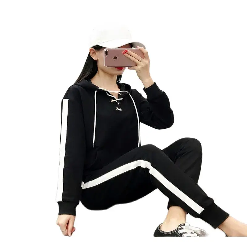 Демисезонные женские спортивные костюмы облегающие комплекты из 2 предметов