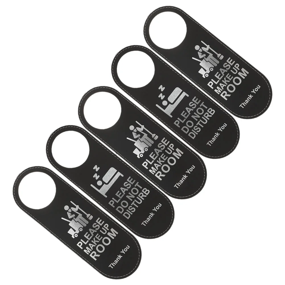 

5 Pcs Do Not Disturb Sign Double-sided Door Listing Hanger Sign Not Disturb Signs Please Make Room Sides Hanging House Number