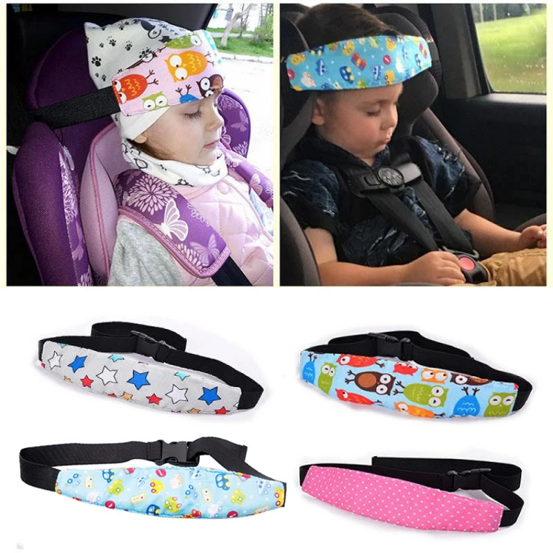 

Детский ремень безопасности для автомобиля, регулируемый фиксатор головы для мальчиков и девочек, позиционер для сна, подушка безопасности