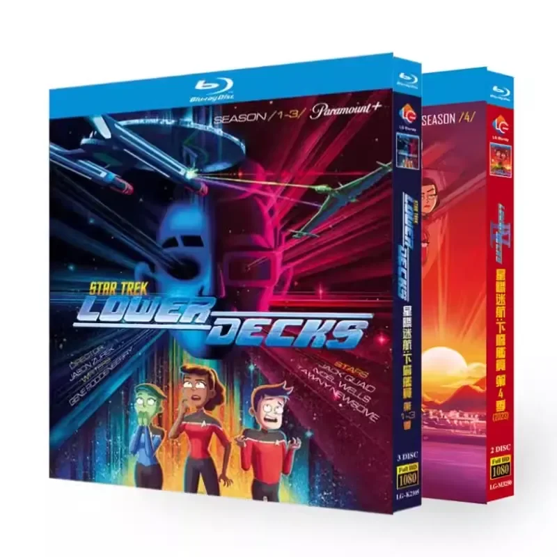 Blu-ray Ultra HD Американский телесериал Star Trek: The Lower Decks, сезоны 1-5, BD-диск, 7 DVD (art.: 3920dab616f15) - 3920dab616f15