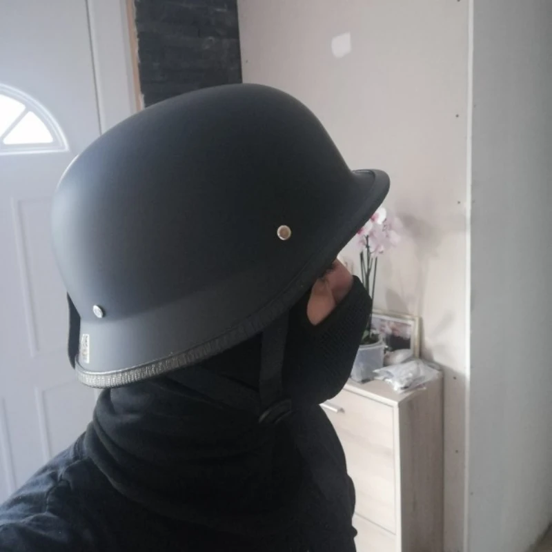 Немецкий мотоциклетный шлем Электрический скутер квадроцикл открытое лицо