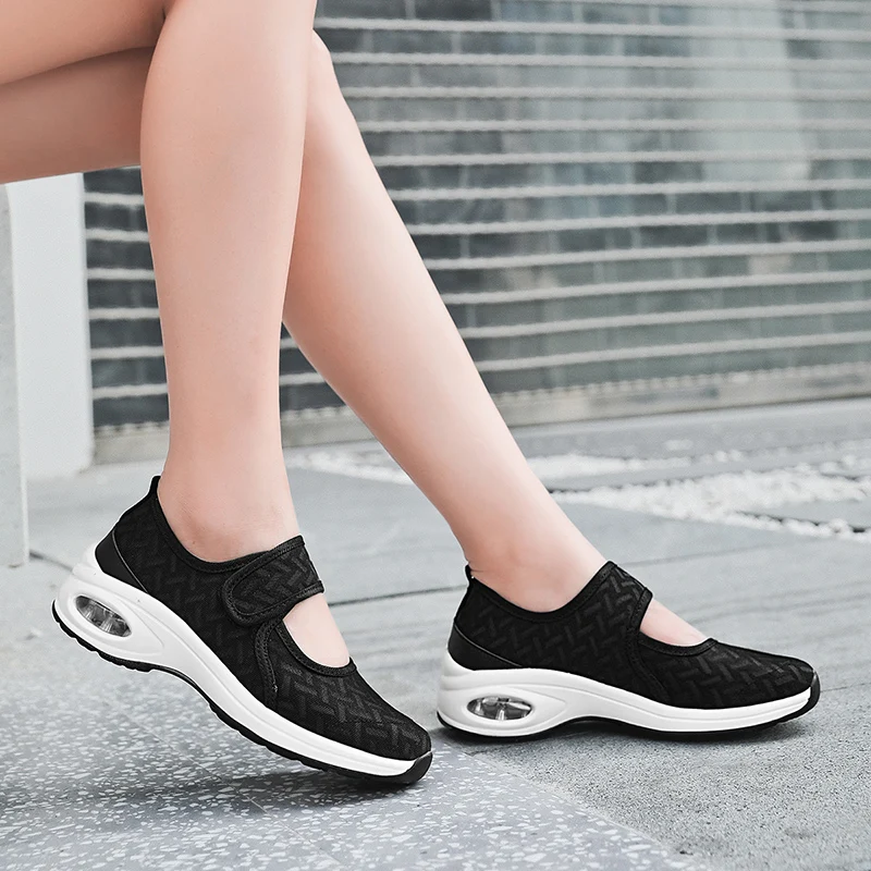 STRONGSHEN Women Sneakers Fashion Breathable Mesh Casual Shoes Zapatos De Mujer Plataforma Shoes Women Sport Walking Shoes