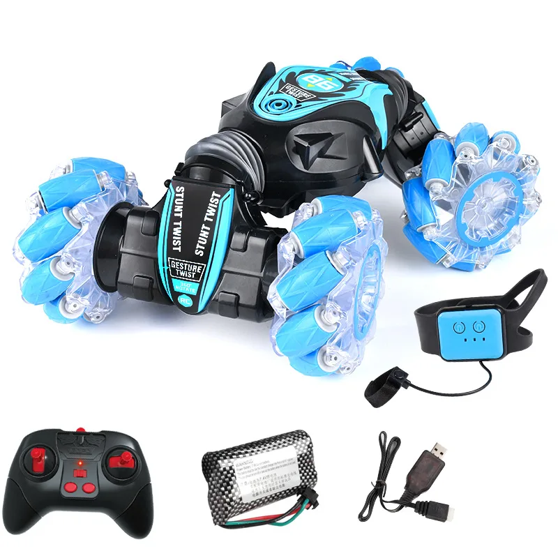 Gesture Sensing Twist Climbing Remote Control Vehicle Stunt Drift Vehicle RC Racing Stunt Off-road Remote Control Vehicle Toy