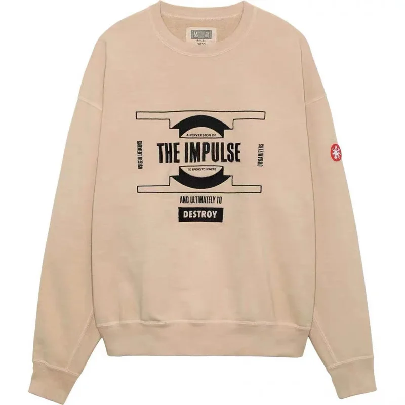 

CAVEMPT C.E 23SS HOODY Printing Embroidery Washing Crew Neck Hoody For Men And Women