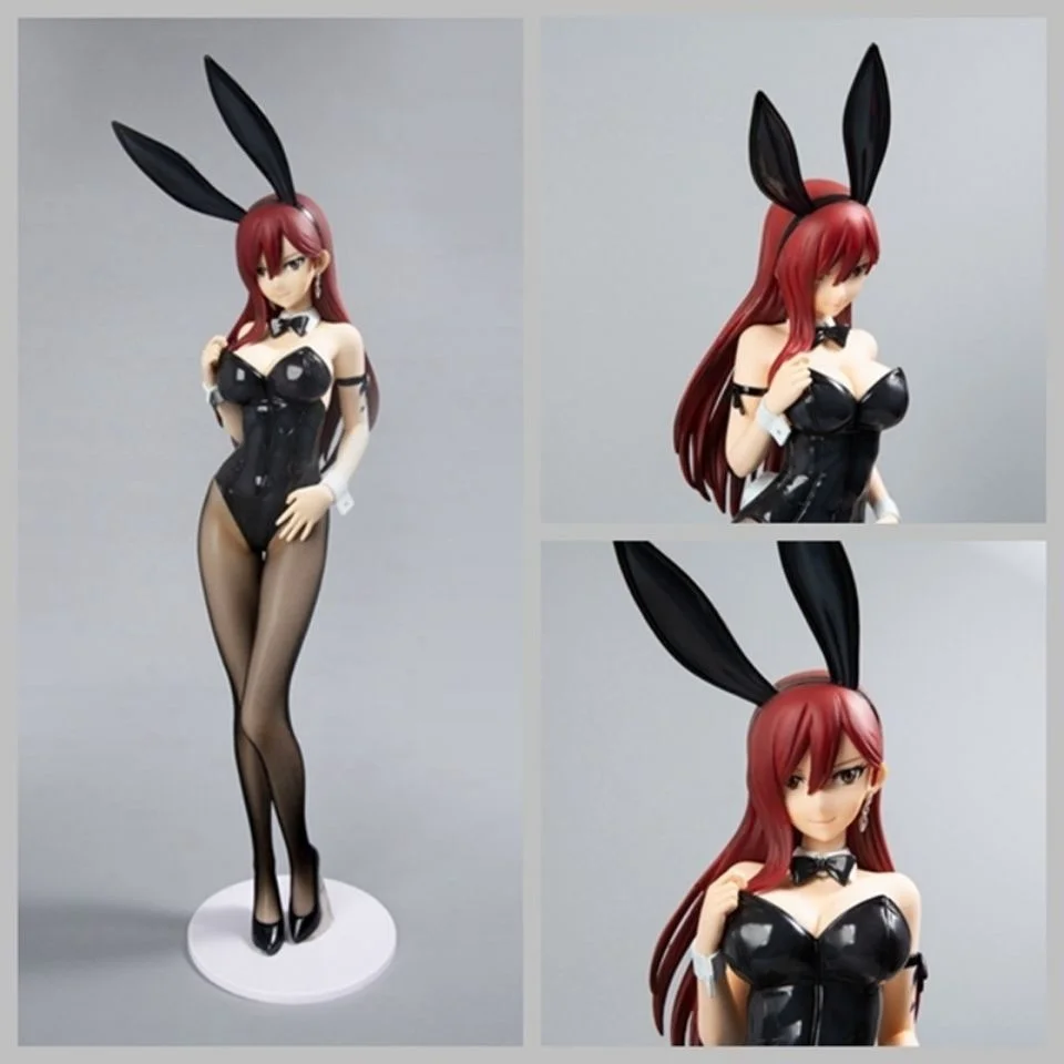 

Популярная анимационная кукла ручное украшение освободительный хвост Erza Scarlet Bunny Girl ПВХ экшн-фигурка аниме сексуальные игрушки