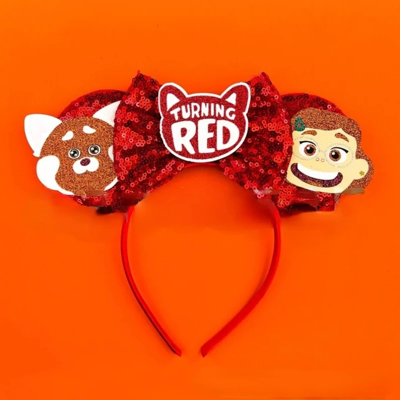 

2022 New Turning Red kawaii anime movie Disney same cartoon headband hairpin gift for girls