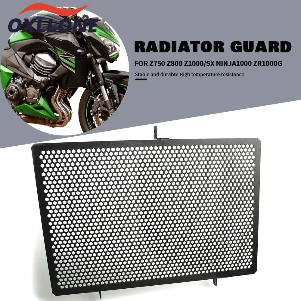 

For kawasaki Z750 Z800 Z1000 NINJA 1000 Z1000SX ZR1000G ZRT00D Radiator Grille Guard Protection Cover Tank Cooler Protector