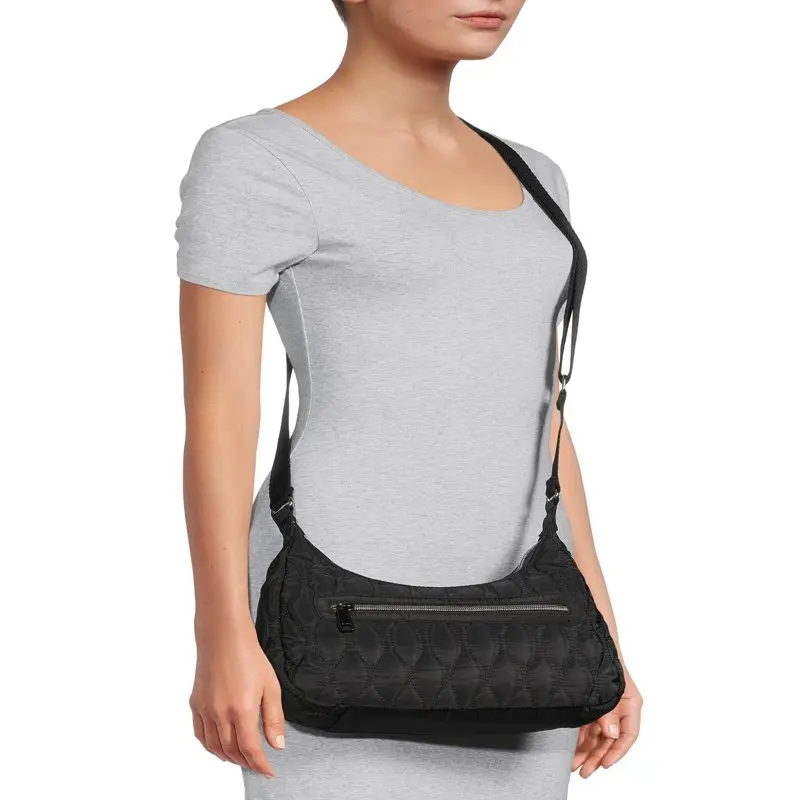 Women's Tina Mini Nylon Crossbody Black