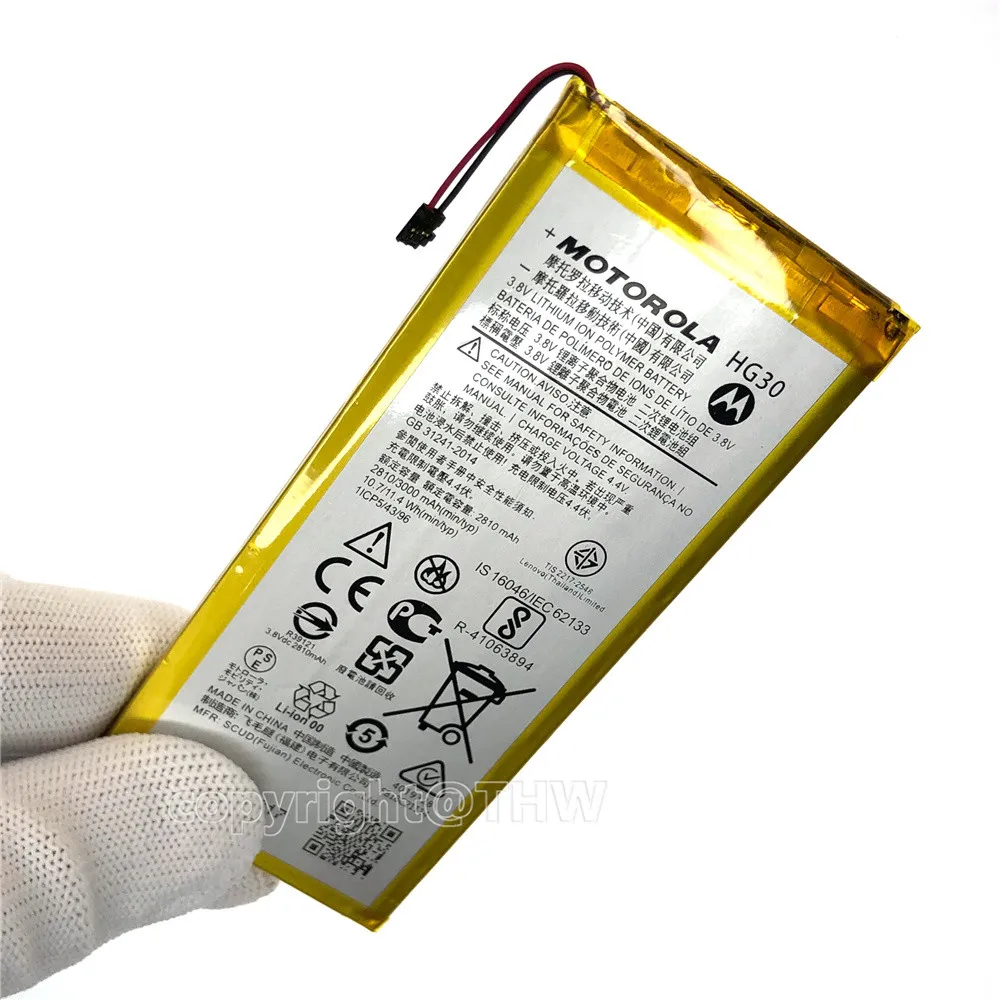 Motorola 100% Original 3000mAh HG30 For Motorol Moto G5s XT1794 XT1792 XT1793 /G5S Plus XT1791 XT1795 XT1805 XT1803 XT1806 XT180