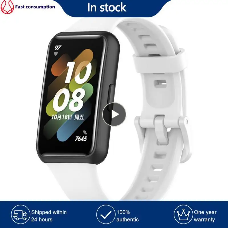 

2/4/6PCS Silicone Band for Huawei Band 7 Strap 45mm Correa Bracelet Huawei Band Series 7 45mm Strap Watch Protective Accessories