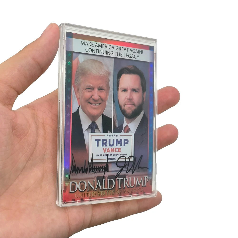 Trump 2024 Custom Trading Card Never Surrender Make America Great Again Exquisite Collection Gifts