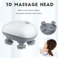 electric head massager wireless scalp massage body massager health care shoulder neck deep tissue kneading massage relax musles