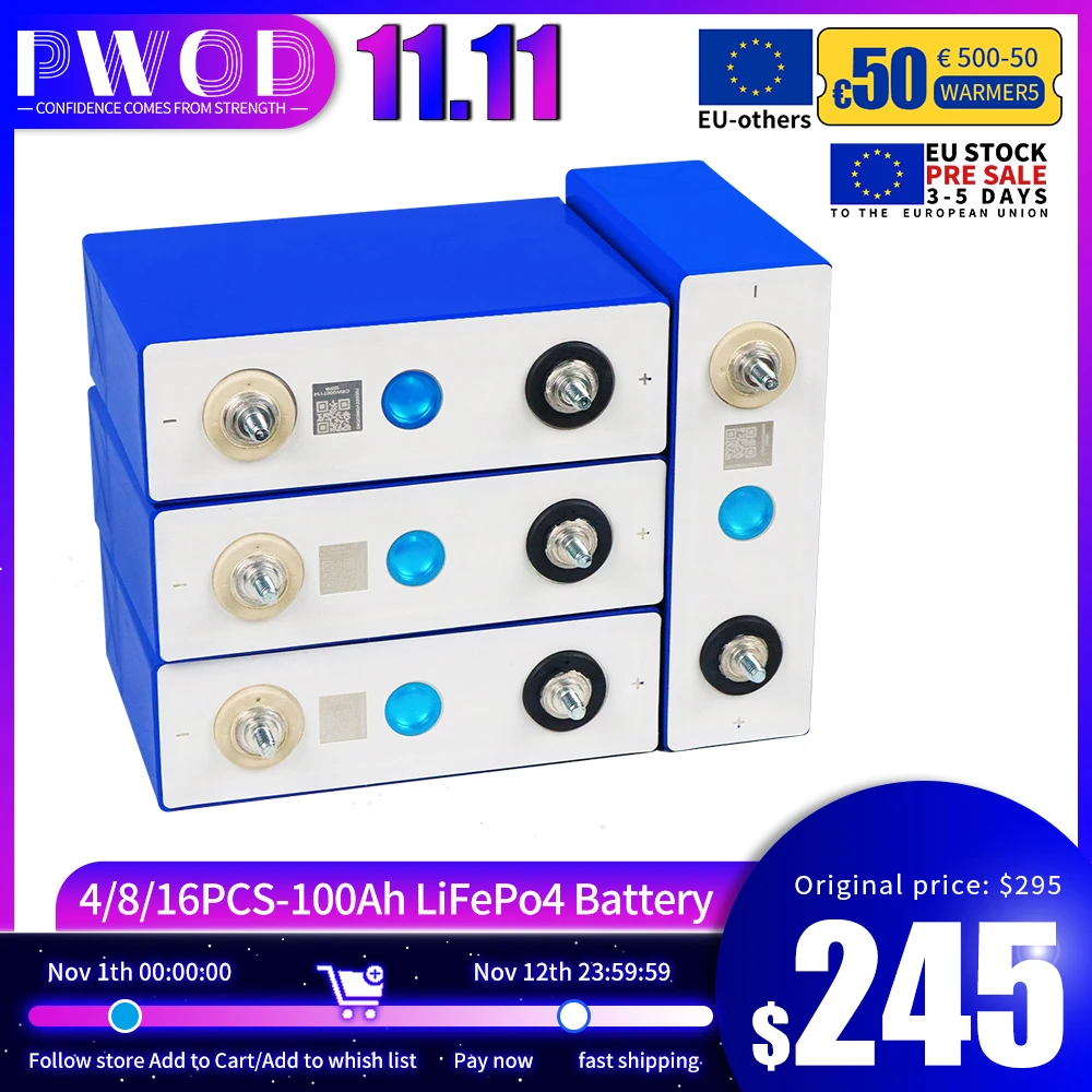 Ceny Lifepo4 Akumulator 100Ah 105AH 3.2V Brand New Klasy Głębokiego Cyklu 12V 24V 48V RV EV łodzie Wózek Golfowy Domu System Przechowywania Energii Słonecznej Cena Lifepo4 Akumulator 100Ah 105AH 3.2V Brand New Klasy Głębokiego Cyklu 12V 24V 48V RV EV łodzie Wózek Golfowy Domu System Przechowywania Energii Słonecznej