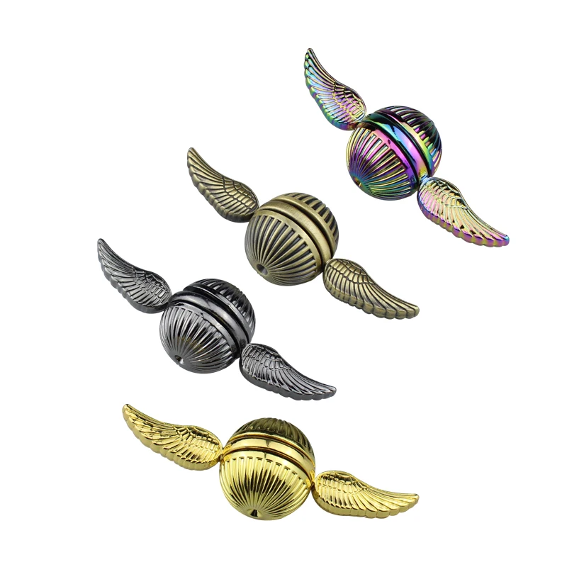 

2022 Golden Snitch Fidget Spinner Anti-Stress Fidget Toy Finger Dynamic Changing Gyro Stress Anxiety ADHD Relief Figets Toy