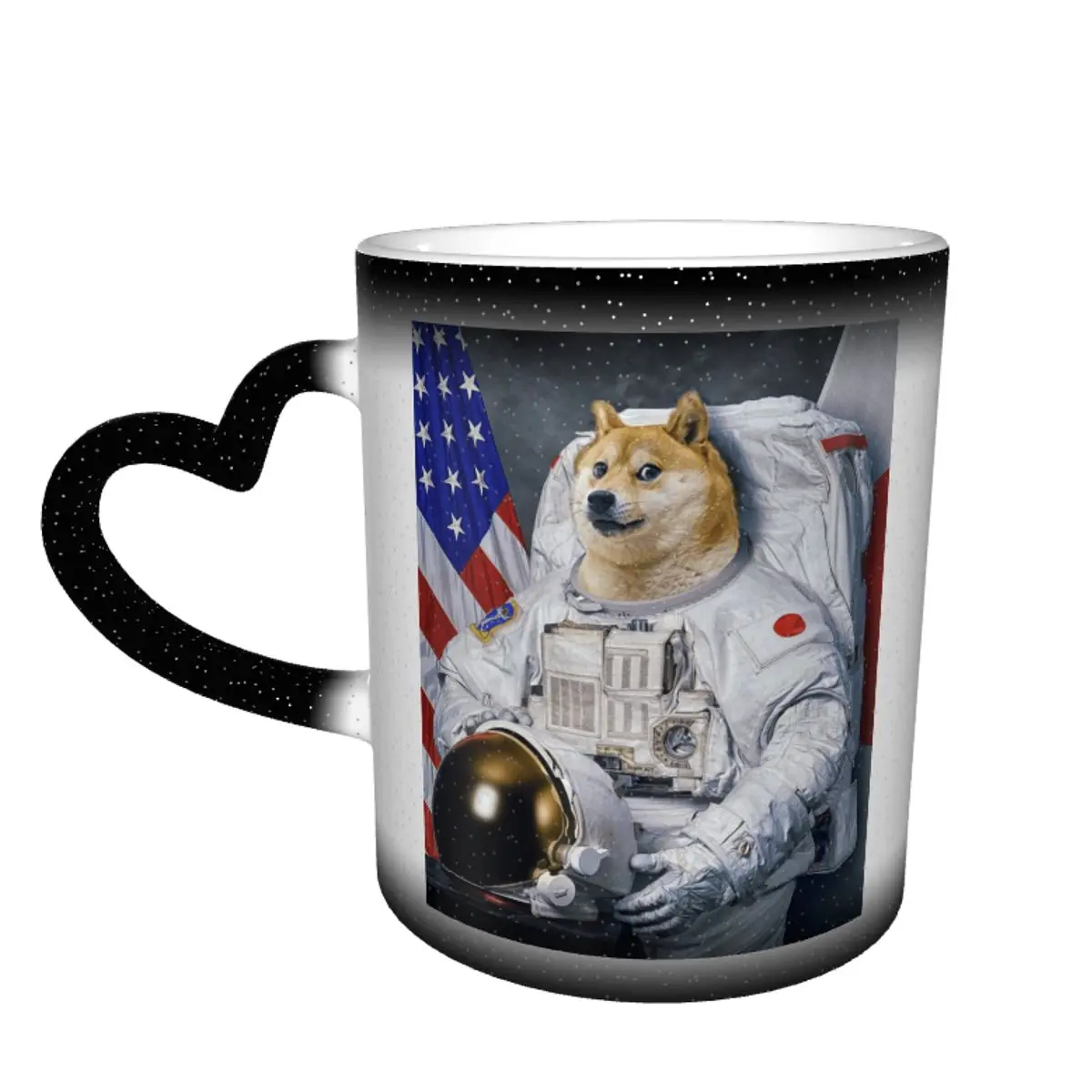

Dogecoin To The Moon (9) Color Changing Mug in the Sky Top Quality Ceramic Heat-sensitive Cup Nerd Dogecoin Hodl Beer mugs