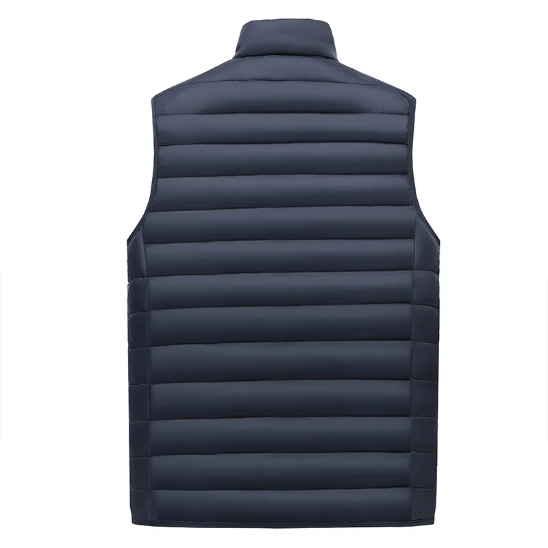 New Cotton Vest Men's Light Cotton Jacket Winter Warm Vest Sleeveless Vest Men's Cotton Casual Jacket Men Jacket