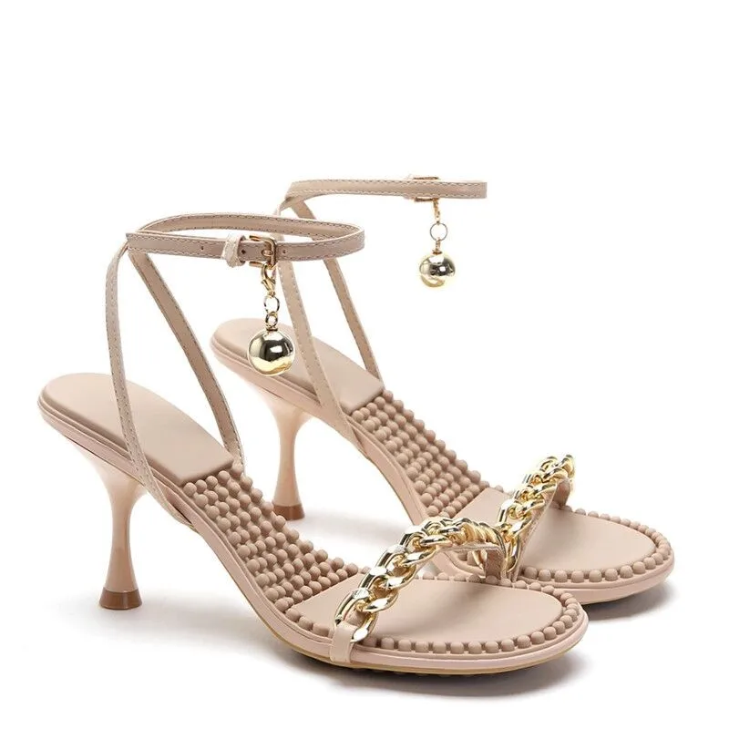 

European and American summer new high-heeled open-toe sandals for women