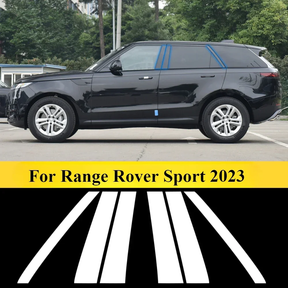 Фото Для Range Rover Sport 2023, аксессуары для интерьера, прозрачная пленка из ТПУ, панель переключения передач, навигационная центральная консоль, защитная наклейка из PPF №3