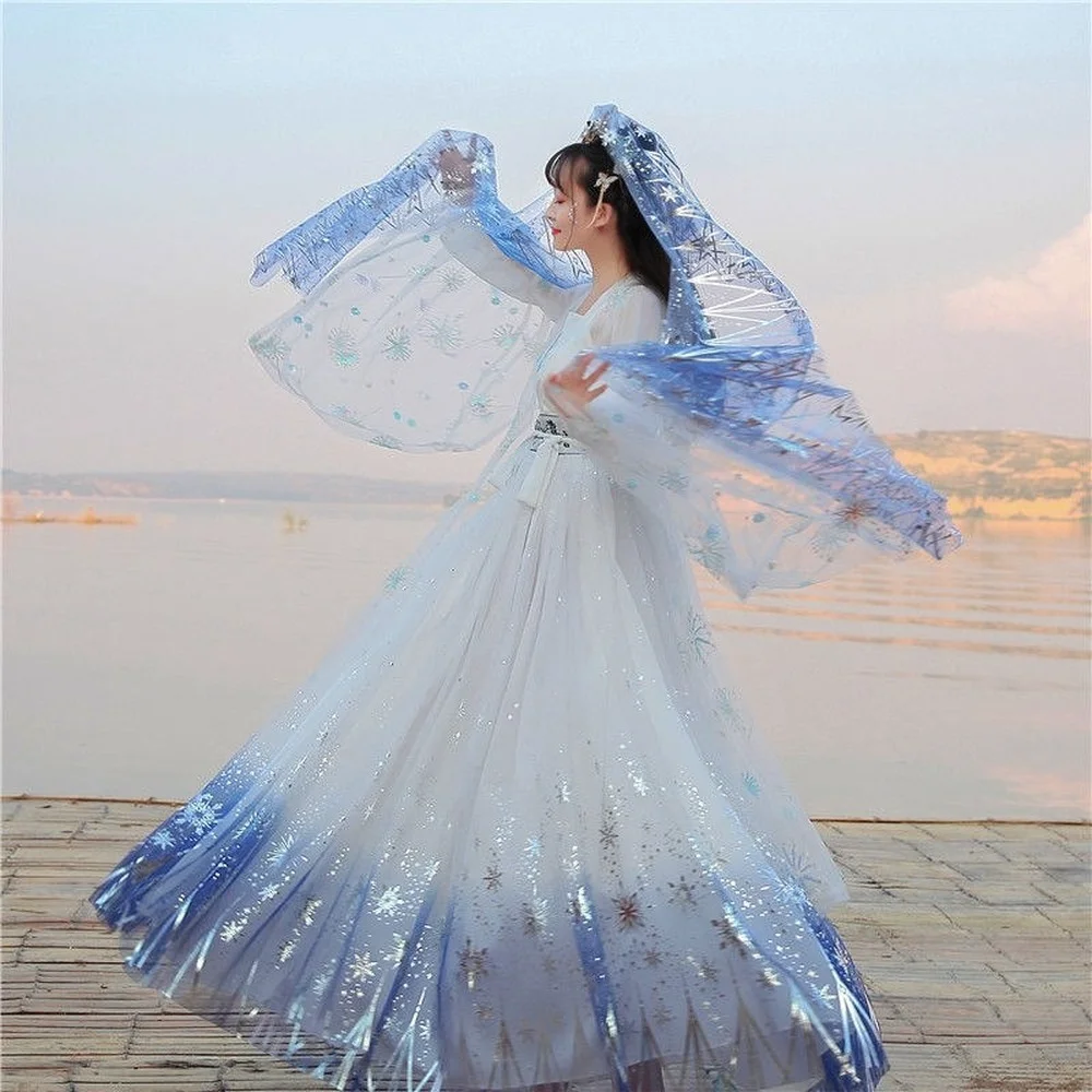 

Luxury Elegant Tutu Dress For Women Photo Shoot Hanfu Beautiful Dresses For Womens Prom Chinese Ancient Clothing Party Princess