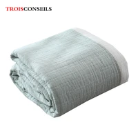 100 cotton muslin blanket 4 layers bed cover blankets for beds sofa bedspread sofa cover travel soft throw blanket home textile