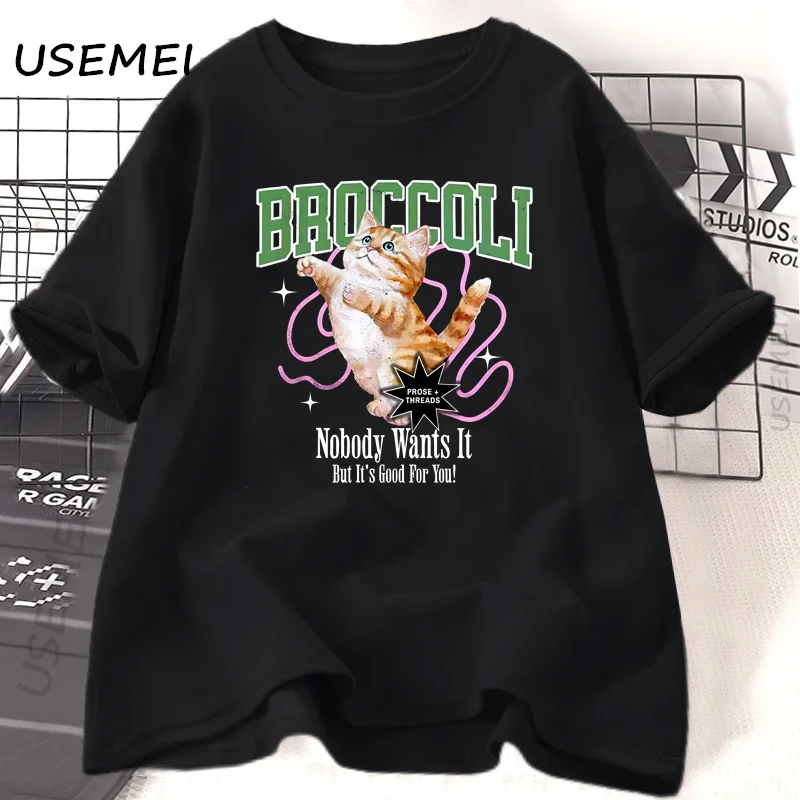 Фото Футболка с принтом Onyx Storm Broccoli Cat, футболка с четырьмя крыльями для мужчин и женщин, базовая война, колледж, книга 02, футболка, топы Booktok №4
