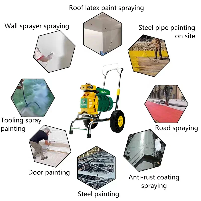 NewBeat 3000 Вт пистолет-распылитель Электрический безвоздушный распылитель высокого
