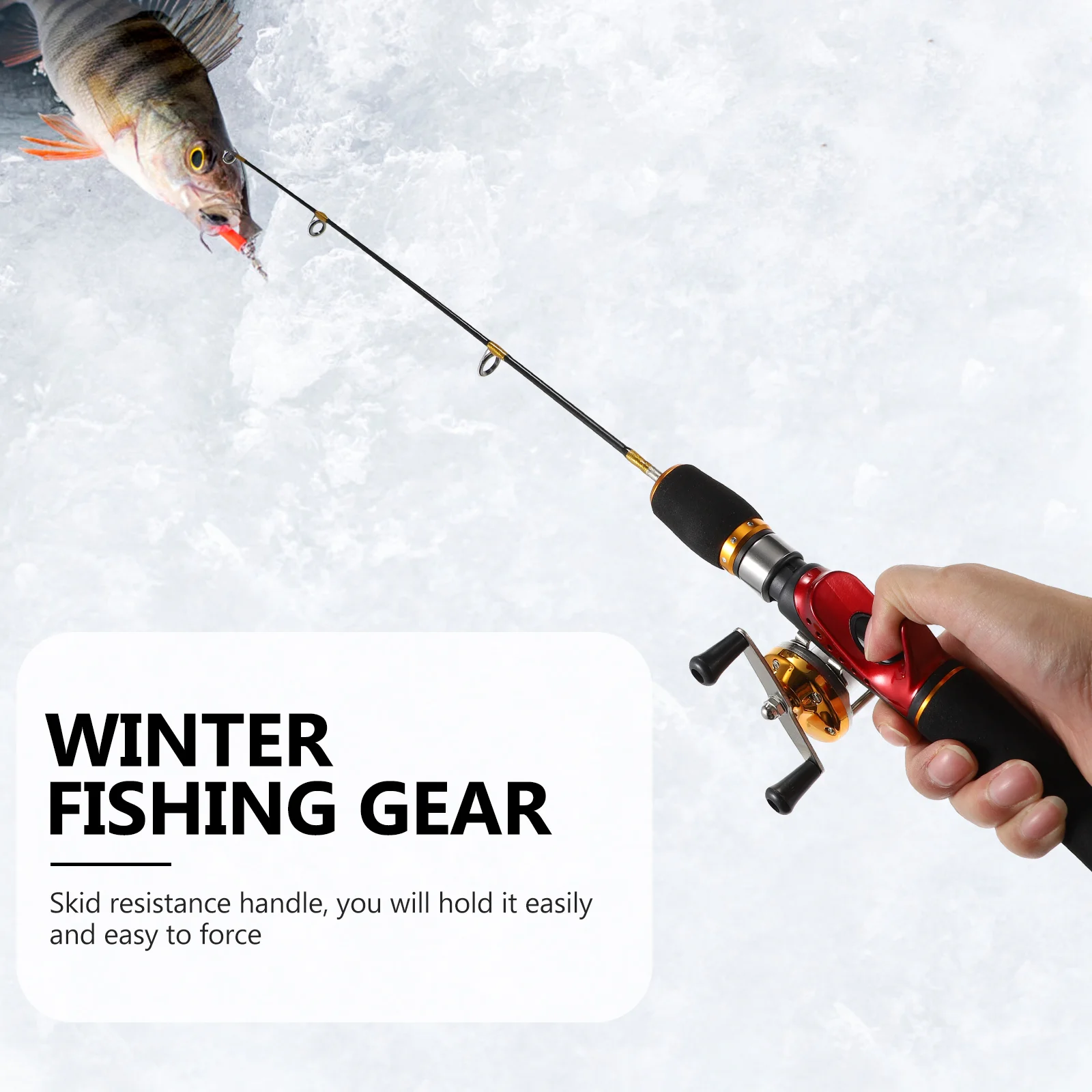 

1Pc Professional Fishing Pole Winter Fishing Rod Camping Fishing Accessory