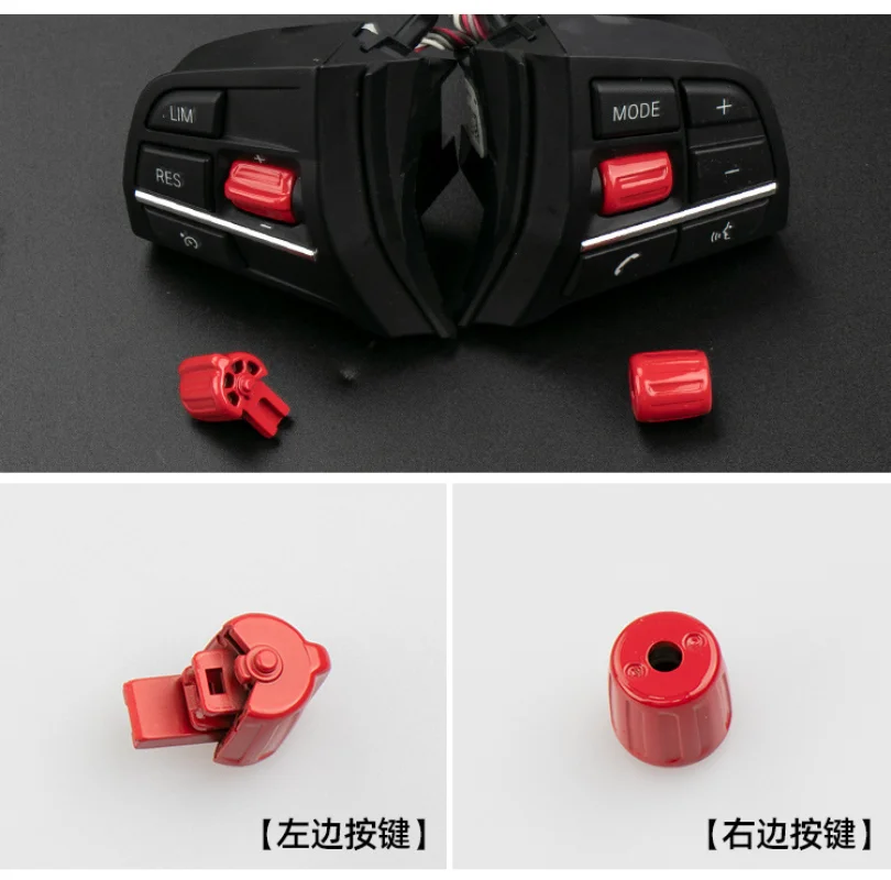 

Car Steering wheel rubber buttons For BMW 5 6 7 series F10 F07 F02