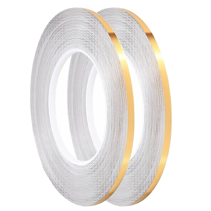 Самоклеящаяся лента в полоску для рукоделия тонкую подарочная упаковка 2 рулона