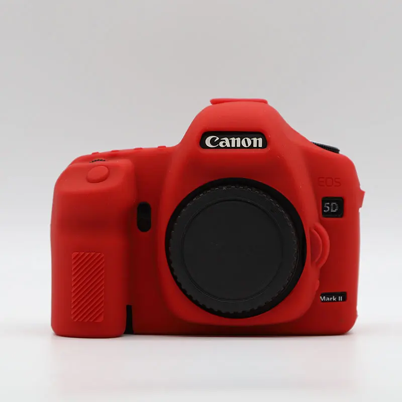Силиконовый кожаный чехол для брони защитный корпуса Canon EOS 5D Mark II 2 5DII 5D2 только
