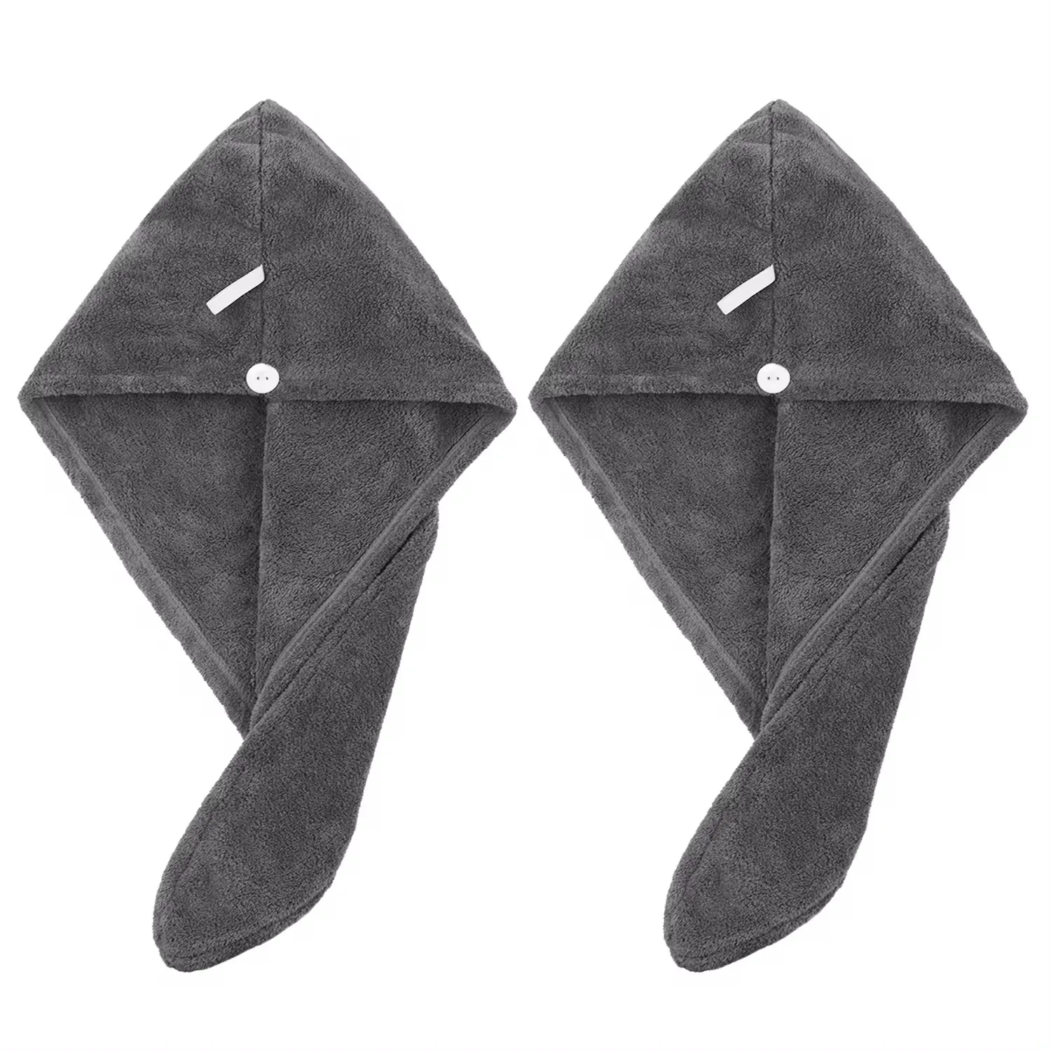 Микрофибровые полотенца для волос SINLAND черные